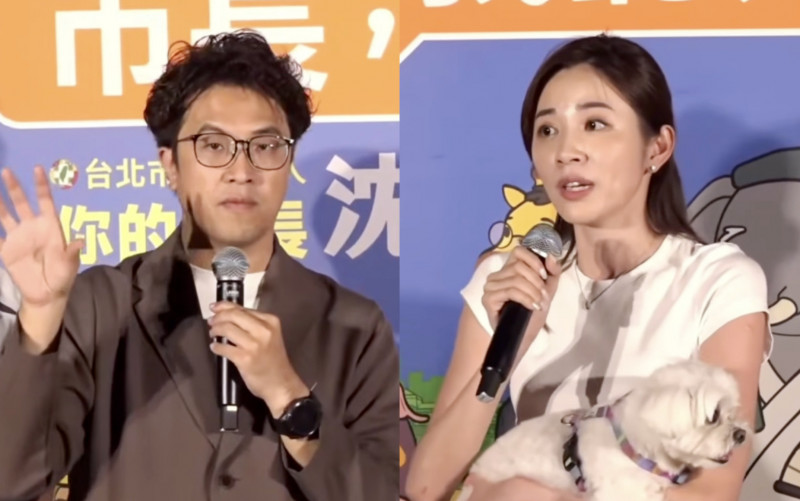 女主播轟蔣萬安市府 沈伯洋當面認同