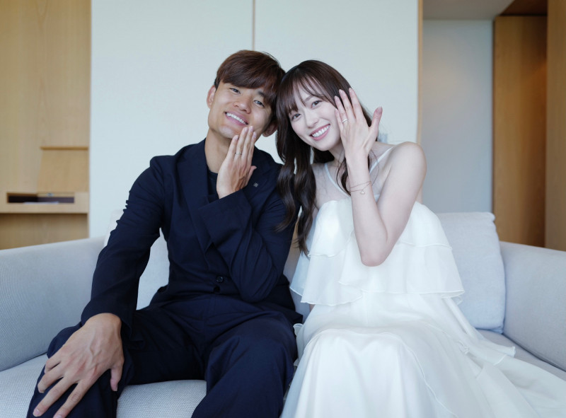 久保建英福原遙宣布結婚