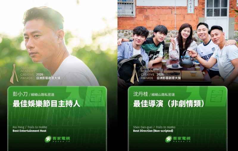 彭小刀奪AAA亞洲最佳主持人